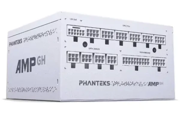 PHANTEKS AMP GH 1000W 80 PLUS Platinum bílá / ATX 3.1 / 1000W / 80PLUS Platinum / Aktivní PFC / modulární (PH-P1000GH_WT01_EU)