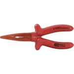 KNIPEX - kleště půlkulaté, zahnuté, s křížovým ozubením - 200mm, vysoká pevnost čelistí (3821200)