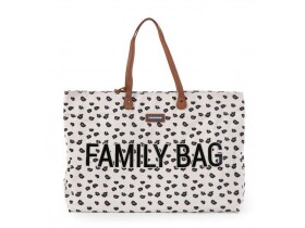 Childhome Cestovní taška Family Bag Canvas Leopard plátno