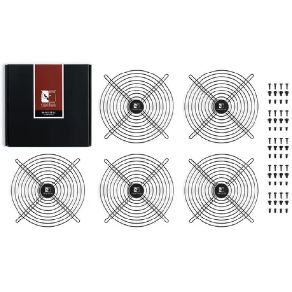 Noctua NA-FG1-20 Sx5 (5ks) černá / Mřížka pro ventilátor / 200 mm (NA-FG1-20 SX5)