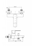 INVENA - Vanová baterie NYKS chrom BW-28-001-S