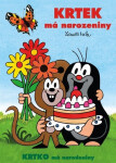 Krtek má narozeniny - Omalovánky A4 - Zdeněk Miler