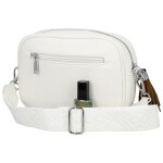 Stylová dámská koženková crossbody kabelka Erina, bílá