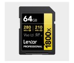 Lexar SDXC Pro 1800x U3 UHS-II R280/W210 (V60) 64GB EDF_1138247