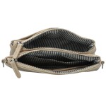 Stylová malá crossbody kabelka Perlla new, béžová