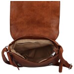 Stylová dámská crossbody Metagga, hnědá