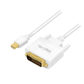 LogiLink Mini DisplayPort - DVI-D bílá / Kabel / 3 m / 1920×1080 (CV0138)