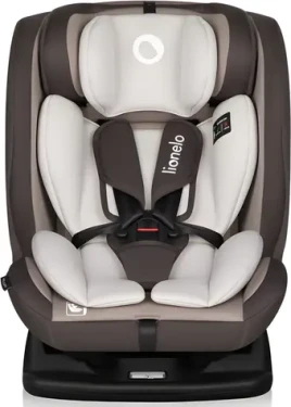 LIONELO Autosedačka Aart i-Size 40-150 cm Beige Latte / Norma R129 i-Size / RWF/FWF upevnění / 5bodový pás (LO-AART I-SIZE BEIGE LATTE)