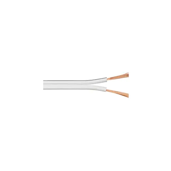 MicroConnect Reproduktorový kabel bílá / 2 x 1,5 mm2 / 25 m (AUDSPEAKER4)