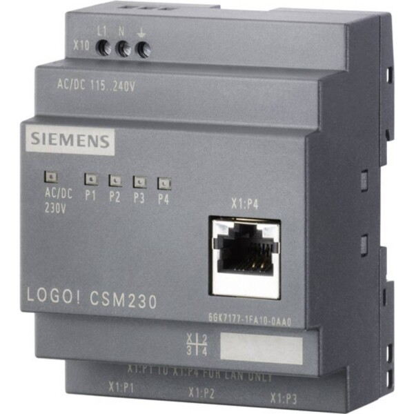 Siemens 6GK71771MA200AA0 LOGO! CSM 12/24 průmyslový ethernetový switch 100 MBit/s