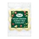 Diana Lyofilizované maliny v bílé čokoládě (100 g)