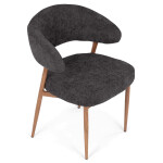 Jídelní židle, šedá, látka, CT-L5031 GREY2