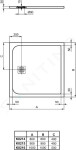 IDEAL STANDARD - Ultra Flat S Sprchová vanička 800x800 mm, bílá K8214FR