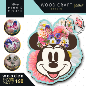 Puzzle Wood Craft Origin Stylová Minnie 160 dílků - Trefl