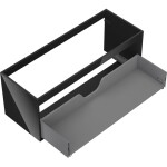 MEXEN - Box-A skříňka pro umyvadlo 120, 1 šuplík, černá lesk 91AX0-1200-470-1-70