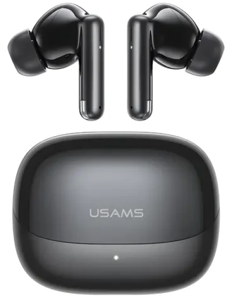 USAMS IF27 černá / TWS bezdrátová sluchátka / Bluetooth 5.3 / Dotykové ovládání / USB-C (BHUIF04)