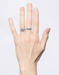 Maria Black Rabbit Mini Signet Ring Silver Silver 52