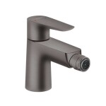 HANSGROHE - Talis E Bidetová baterie s výpustí, kartáčovaný černý chrom 71720340