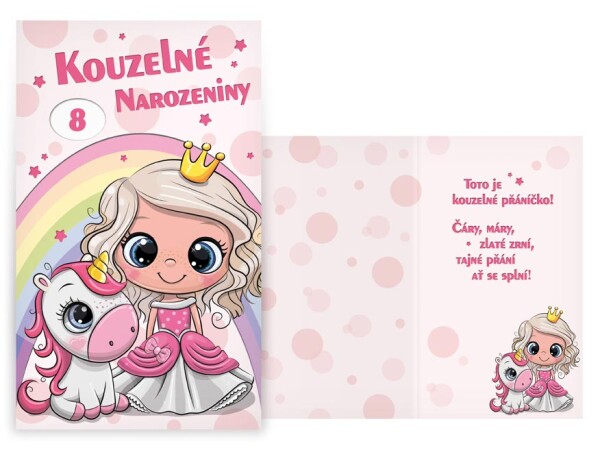 Přání k narozeninám otočné 1 - 12 let Přání k narozeninám otočné 1 - 12 let