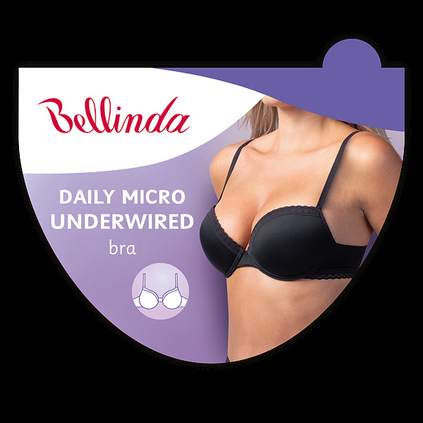 Dámská podprsenka s kosticí DAILY MICRO UNDERWIRE BRA - BELLINDA - tělová 90 B