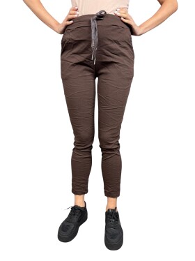 HOSH Dámská kalhoty Isabel Velikost: M/L, Barva: Tmavě hnědá