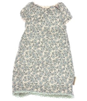 Maileg Noční košile pro králíčky Size 2 Blue, modrá barva, textil
