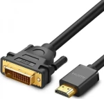 Ugreen Kabel HDMI - DVI-D 3m černá / Video kabel / HDMI (M) - DVI-D (M) (UGR356BLK)