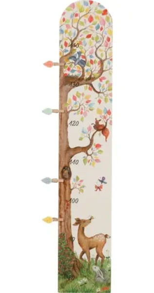 GOKI Dřevěný růstový metr Na mýtince / od 0 let (60685)