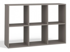 FRONTI Regál MALAX 2X3 hnědošedý