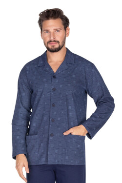 Pánské pyžamo model 19375812 dark blue plus tmavě modrá XXL - Regina