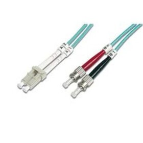 Digitus DK-2531-01/3 Fiber Optic Patch Cord, LC to ST, Multimode 50/125 µ, Duplex, 1m, Class OM3