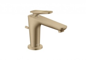 AXOR - Citterio C Umyvadlová baterie s výpustí, EcoSmart, CoolStart, kartáčovaný bronz 49011140