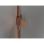 MEXEN/S - Lunar T sprchový kout dveře křídlové levá 135 x 90, transparent, růžové zlato 834T-135-090-60-00-L