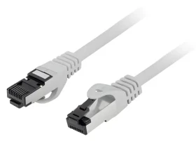 Lanberg CAT8.1 S/FTP 5m šedá / Patch kabel / LSZH / RJ-45 / 40 Gbit/s / 2000 MHz (PCF8-10CU-0500-S)