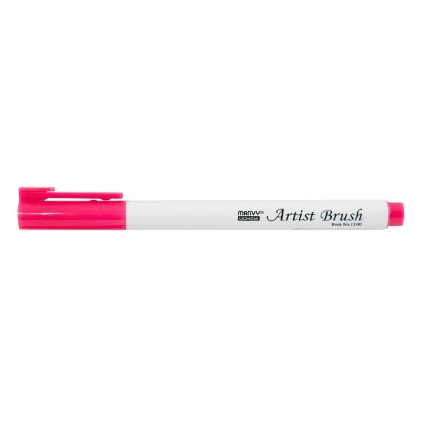 MARVY Artist Brush 1100-19 fix štětcový hrot – barvy vodní báze brush pen na papír lettering kaligrafie rozmývatelný mísitelný acid free netoxický