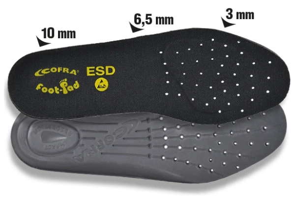 Stélka Cofra FOOT-PAD ESD Velikost boty: 36, pracovní vložky