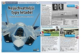 Nejúchvatnější typy letadel - Naučné karty