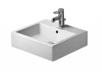 DURAVIT - Vero Umyvadlo nábytkové 50x47 cm, s 1 otvorem pro baterii, s WonderGliss, alpská bílá 04545000271