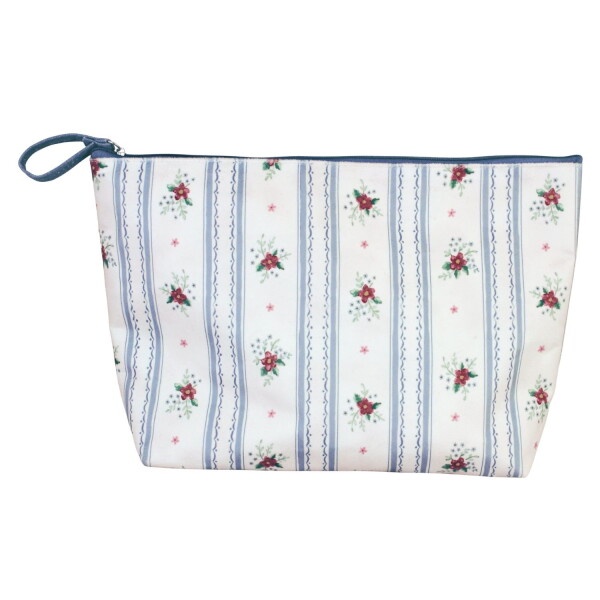 Strömshaga Kosmetická taštička Felicia Blue L, modrá barva, textil