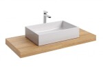 RAVAK - Moon/Formy Deska pod umyvadlo I, 100x55x7 cm - barva dub X000000843