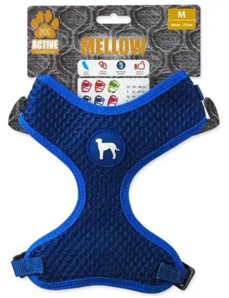 ACTIVE DOG Postroj Mellow tmavě modrý M / Pro malé a střední psy / Obvod hrudníku 40–55 cm / Nylon, polyester (0904-92242)