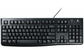 Logitech klávesnice K120 For UK/ OEM / USB / Drátová / Černá (920-002524)