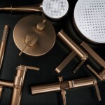 REA - Podomítková sprchová sada Grace Brush Copper + BOX REA-P4408