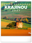 Nástěnný kalendář 2027 Notique Toulky moravskou krajinou, 30 x 34 cm