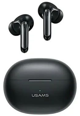 USAMS US-XD19 černá / TWS bezdrátová sluchátka / Bluetooth 5.3 / ENC / mikrofon (Usa001273)