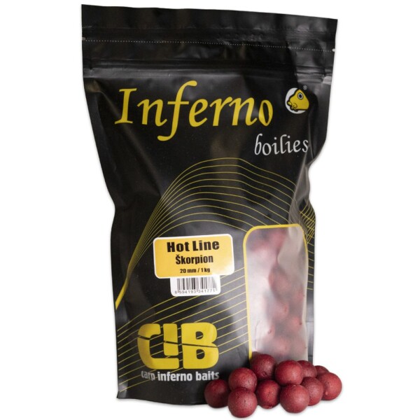 Carp Inferno Boilies Hot Line Škorpion - 20mm 1kg,Carp Inferno Boilies Hot Line Škorpion - 20mm 1kg