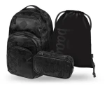 BAAGL SET 3 Coolmate Onyx: batoh, penál, sáček (A-36123)