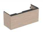GEBERIT - Acanto Umyvadlová skříňka, 118x54x48 cm, 2 zásuvky, dub 503.006.JH.1