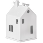Räder Porcelánový svícen Birdhouse, bílá barva, porcelán