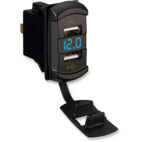 Bottari Rocker USB zásuvka s voltometrem pro UTV
